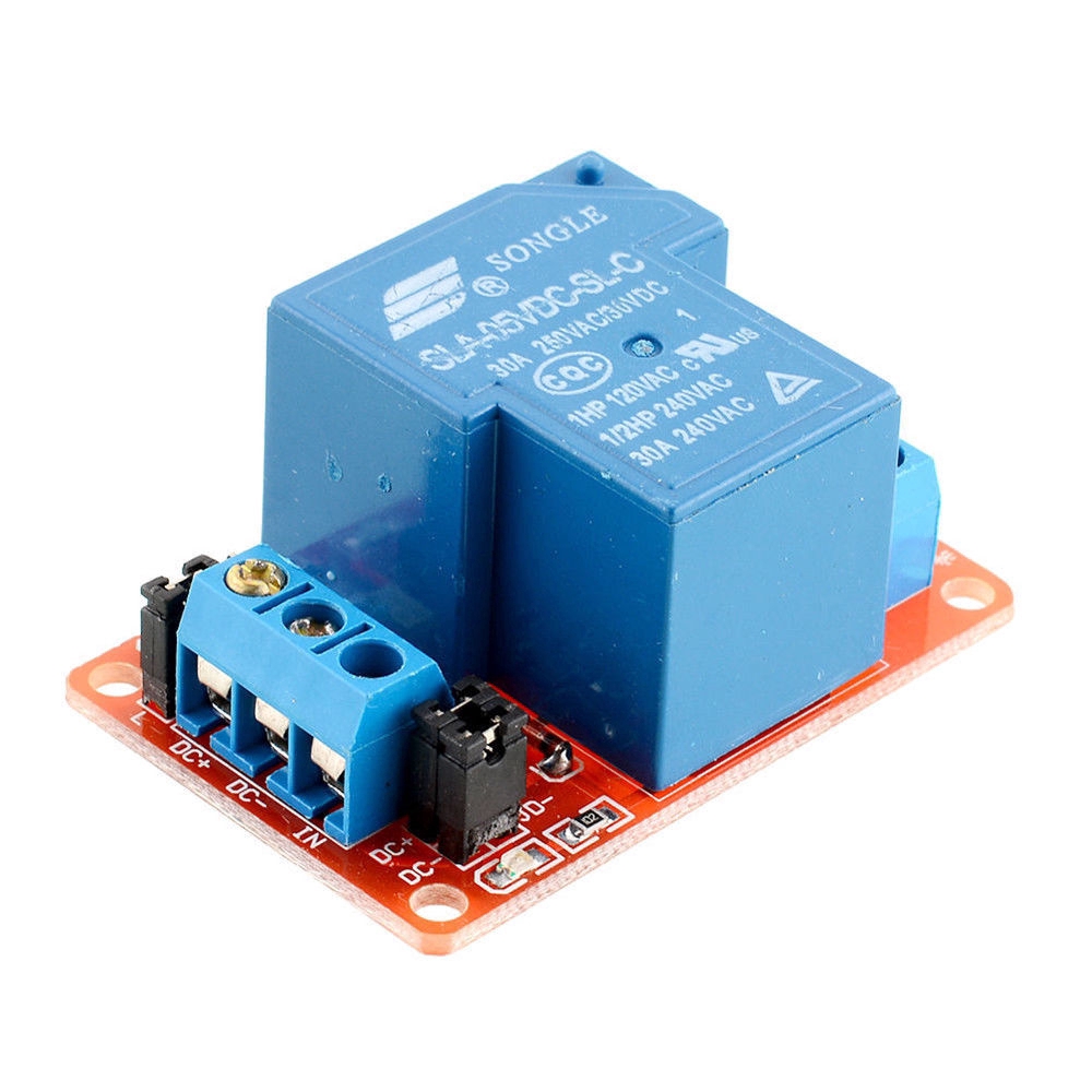 DIYMORE 30A 1 แชนเนลรีเลย์โมดูลบอร์ดพร้อมออปโตคัปเปลอร์ H/L ระดับ Triger 5V/12V/24V