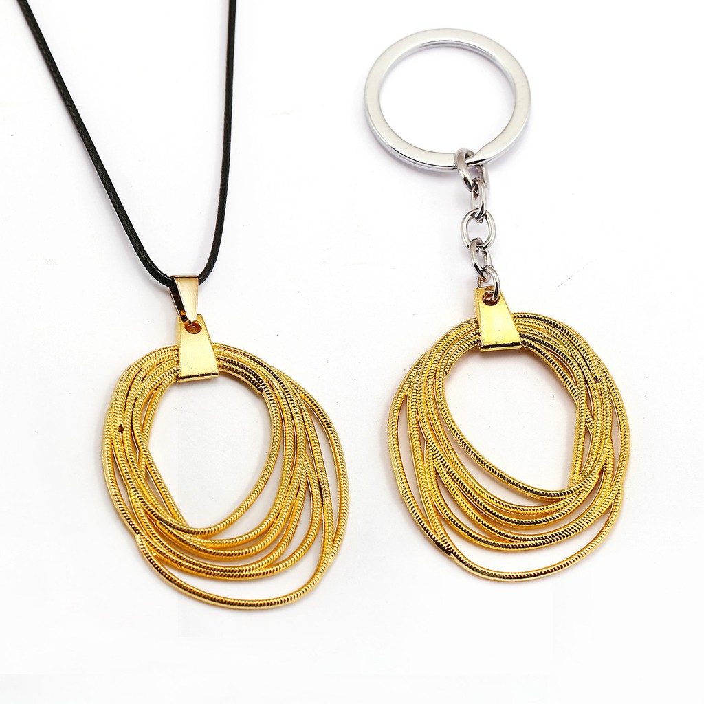 Justice League Wonder Woman Golden Whip Mantra Lasso พวงกุญแจ Wonder Woman สร้อยคอ