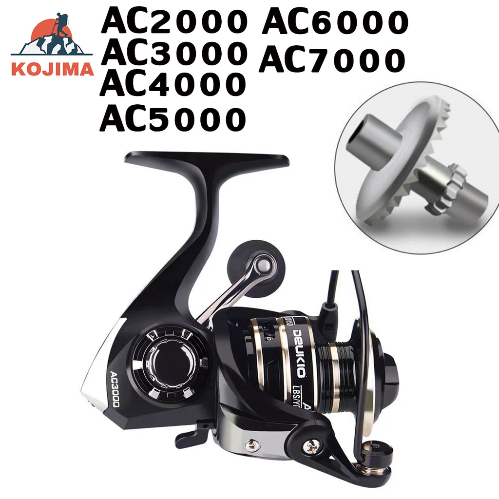 KOJIMA พร้อมส่ง รอกสปินนิ่ง ขนาด รอกสปิน ตกปลา อุปกรณ์ รอกตกปลา รอก ตกปลา DEUKIO AC2000 - 7000
