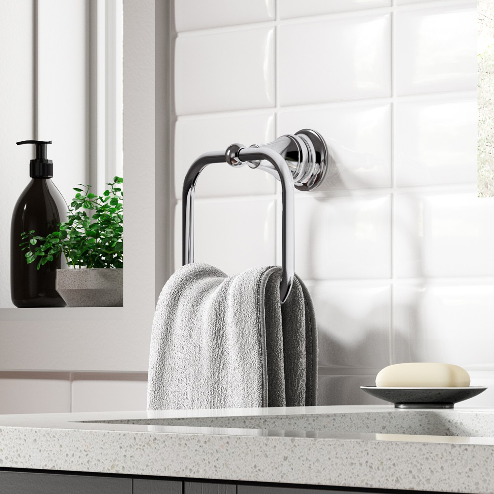 KOHLER Revival Towel ringห่วงแขวนผ้า ติดผนัง รุ่นรีไววัล K16140CP