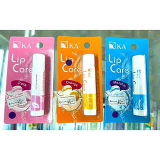 KA lip care เค.เอ. ลิปแคร์ 3.5กรัม 3 สี ชมพู ส้ม ฟ้า