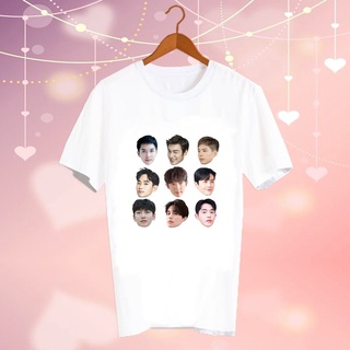 New เสื้อยืดสีขาว สั่งทำ เสื้อดารา Fanmade เสื้อแฟนเมด เสื้อยืด CBC142 Oppa Kim Seon Ho Leeminho Lee Dong Wook Nam Joo H