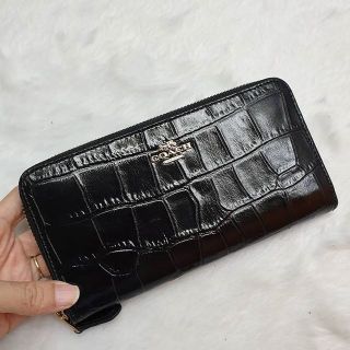 Coach wallet accordion zip