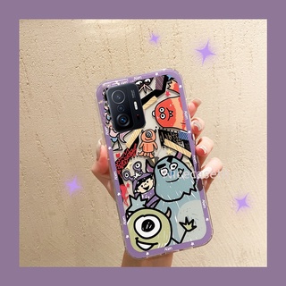 New Soft Case Xiaomi 11T Pro 11T Mi 11 Lite 5G NE 10T Pro เคส Little Monster Phone Case เคสโทรศัพท Airbag Anti-fall Phone Back Cover