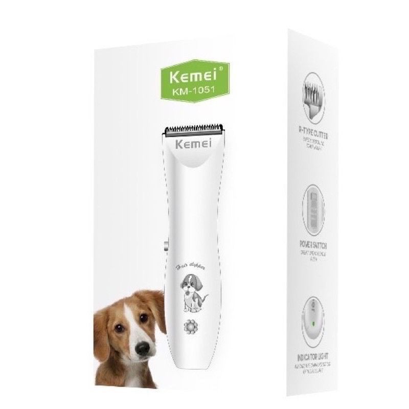 ของแท้ KEMEI KM-1051 ปัตตาเลัยนตัดขนหมา