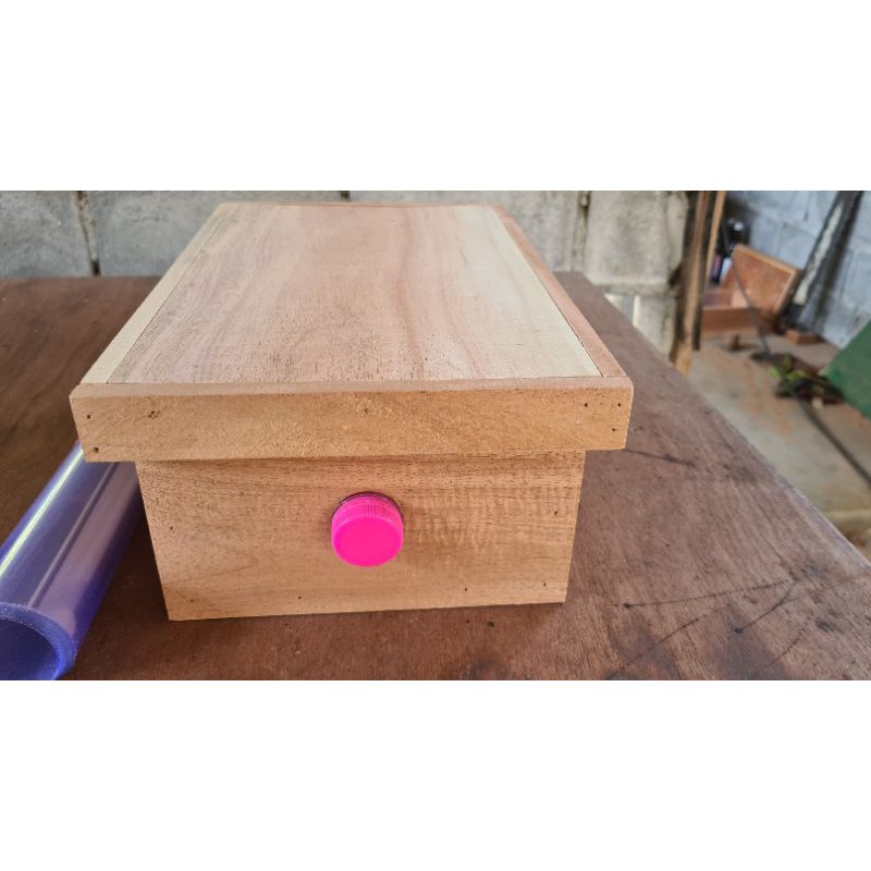 กล่องเลี้ยงชันโรง #ชันโรง stingless bee 19×30×10(หนา2 cm.)