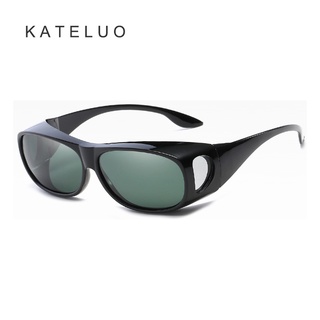 [พร้อมกล่อง] Kateluo FQ3009 แว่นตากันแดด เลนส์โพลาไรซ์ สําหรับผู้ชาย เหมาะกับการเล่นกีฬากลางแจ้ง