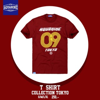 เสื้อยืด AQUANINE-TOKYO (RED)สามารถปรับแต่งได้