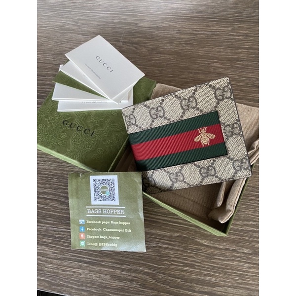 New Gucci bee🐝 wallet 8 card มือ1 ของแท้💯 พร้อมส่ง