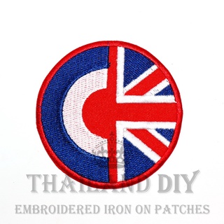 ตัวรีดติดเสื้อ งานปัก ทหารอากาศ ชุดทหาร นักบิน สัญลักษณ์ Rotal Air Force MOD UK  Army Patch WOP DIY ตัวรีด อาร์มติดเสื้อ