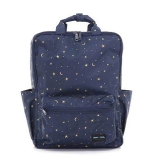 HAPITAS Backpack(H) กระเป๋าพับ เป้พับ ลาย Starry Blue