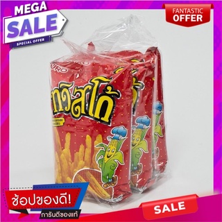 ทวิสโก้ ข้าวโพดอบกรอบ รสบาร์บีคิว 68 กรัม x 3 ซอง Twistko Corn Snack BBQ Flavored 68 g x 3 Bags