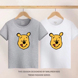 K-2032-SHORT เสื้อยืดแขนสั้น คอกลมเด็ก ผ้านนิ่มใส่สบาย ลายน่ารักใส่ได้ทั้งหญิงและชาย **ปลีก-ส่ง