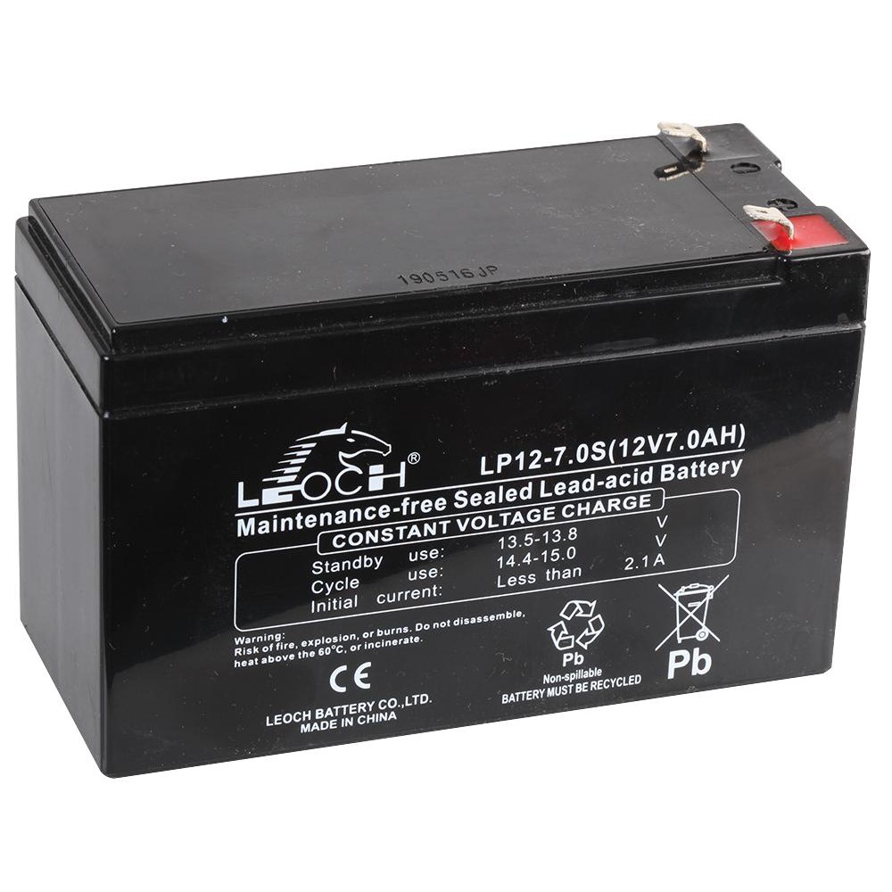 แบตเตอรี่แห้ง LEOCH battery ups LP12-7.0 (12V7.0AH)
