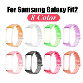 สายนาฬิกาข้อมือซิลิโคนใสสําหรับ Samsung Galaxy Fit2 Sm-R220 Galaxy Fit2