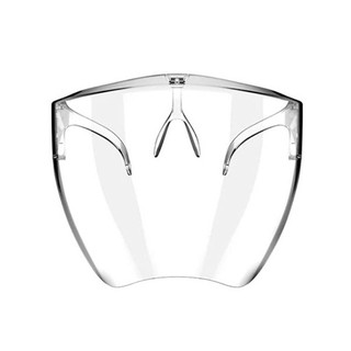 Face shield หน้ากากคลุมหน้าแบบใส ช่วยป้องกันน้ำลาย กันฝุ่น ละอองน้ำ และมีน้ำหนักเบา