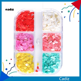 Cadi กลีบดอกไม้ 3D กันน้ํา เข้ากับทุกชุด สําหรับตกแต่งเล็บ DIY