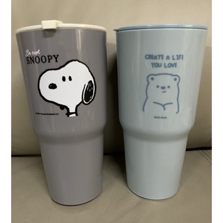 Moshi Moshi Snoopy หมี แก้วมีฝาปิด 750 มิล