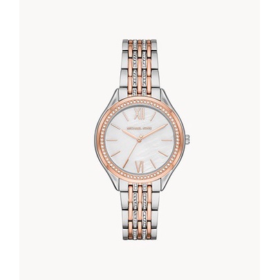 ✨สด-ผ่อน✨  MK Michael Kors MK7077, MK7078 Women's Mindy Three-Hand Stainless Steel Watch #นาฬิกาข้อม