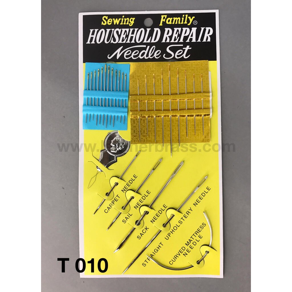 T010 เข็มเย็บหนัง เข็มชุด อุปกรณ์งาน DIY อุปกรณ์เครื่องหนัง **ราคาต่อแพ็ค**