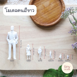 โมเดลคนสีขาว โมเดลคนจิ๋ว เสกล 1:25/1:50/1:75/1:100/1:150/1:200