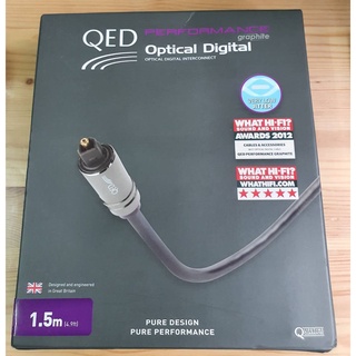 สาย Optical QED Performance Optical Digital cable ยาว 1.5 เมตร  สายแบรนด์ดังคุณภาพสูงจากอังกฤษ