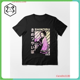 New Demon Slayer T-Shirt Kimetsu Essential T-Shirt เสื้อยืด ดพิมพ์ลาย เสื้อยืดผ้าฝ้าย คอกลม cotton แฟชั่น discount Unise