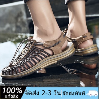 KEEN ใหม่แฟชั่นกลางแจ้งรองเท้าผู้หญิงรองเท้าลำลองลื่นทนต่อการสึกหรอระบายอากาศลำธารติดตามรองเท้า