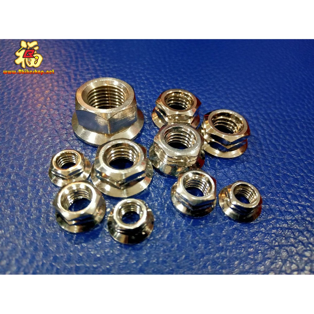 น็อตตัวเมีย เลสจี้เส้นคละสี เกียวเบอร์ 8-10-12-14-17 ทอง/ไทเท/เลส ตัวเมีย น็อตเลสเมีย น็อตแสตนเลสตัวเมีย ** - รูปที่ 3