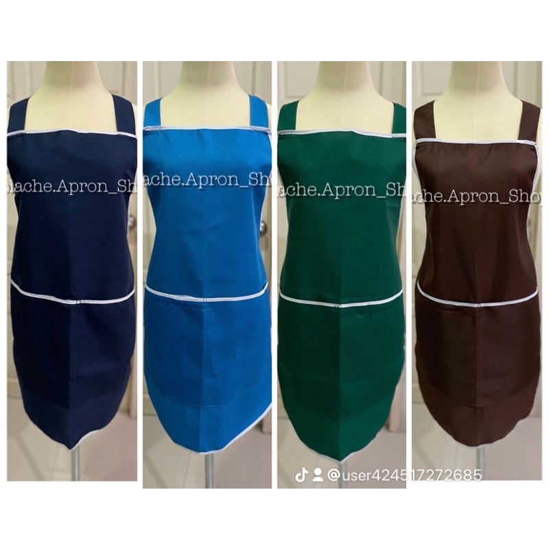 ผ้ากันเปื้อน 2 กระเป๋า 1 ซิป - รูปที่ 4