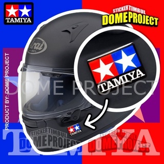 สติกเกอร์โลโก้ ลายนูน TAMIYA สําหรับติดตกแต่งหมวกกันน็อค รถจักรยานยนต์