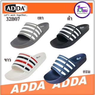 รองเท้าแตะ ADDA แอ๊ดด้า รุ่น 32B07 สวมลายอดิดาส ผู้ชายผู้หญิง