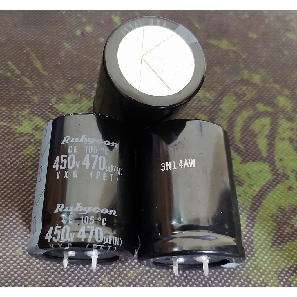 Rubycon Capacitor 470uF 450V - ของแท้
