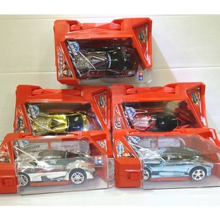 AULDEY รถแข่งบังคับวิทยุตาเพชร สีแดง 27.145MHz Diamond Race Tin RC Control Car