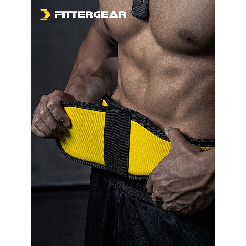WELSTORE FITTERGEAR WEIGHT LIFTING BELT เข็มขัดสำหรับยกน้ำหนัก ช่วยปกป้องและพยุงหลัง ตอนออกกำลังกาย — صورة 6