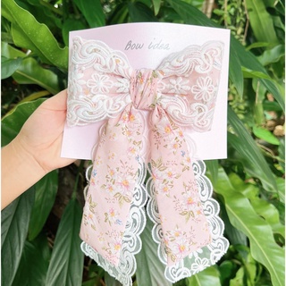 กิ๊บติดผม เครื่องประดับผม แฟชั่น อุปกรณ์ตกแต่งผม ติดผม ริบบิ้นโบว์ ผ้าลูกไม้ โบว์พยาบาล นักเรียน hair bow