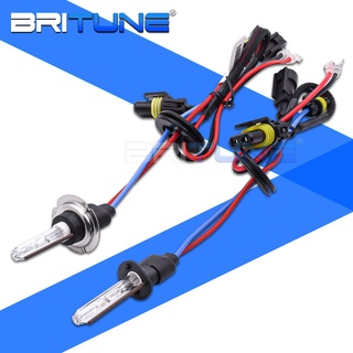 Britune หลอดไฟซีนอน H7 H1 H11 D2H H3 AC HID 4300K 6000K 8000K 12V 35W สําหรับเลนส์โปรเจคเตอร์