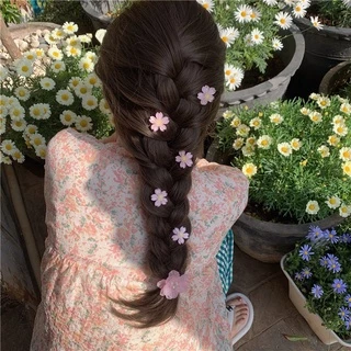 กิ๊บติดผม รูปดอกคามิเลียน่ารัก สีสันสดใส จํานวน 5 ชิ้น