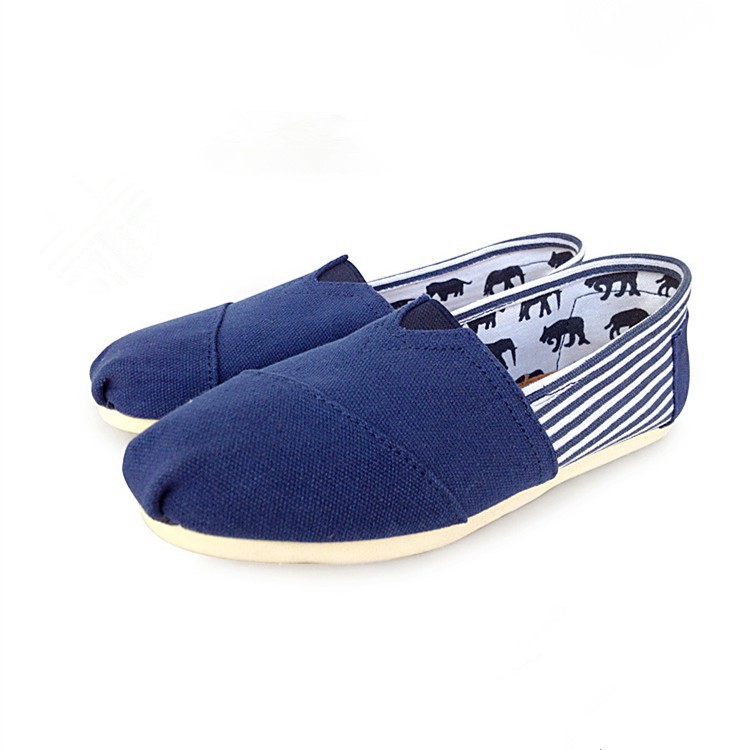 รองเท้าผ้าใบลำลองสำหรับผู้ชายผู้หญิง Toms Shoes