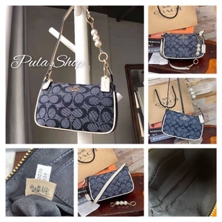 Coach NOLITA 19 IN SIGNATURE CANVAS WITH HEART FLORAL PRINT (COACH C2898) 001