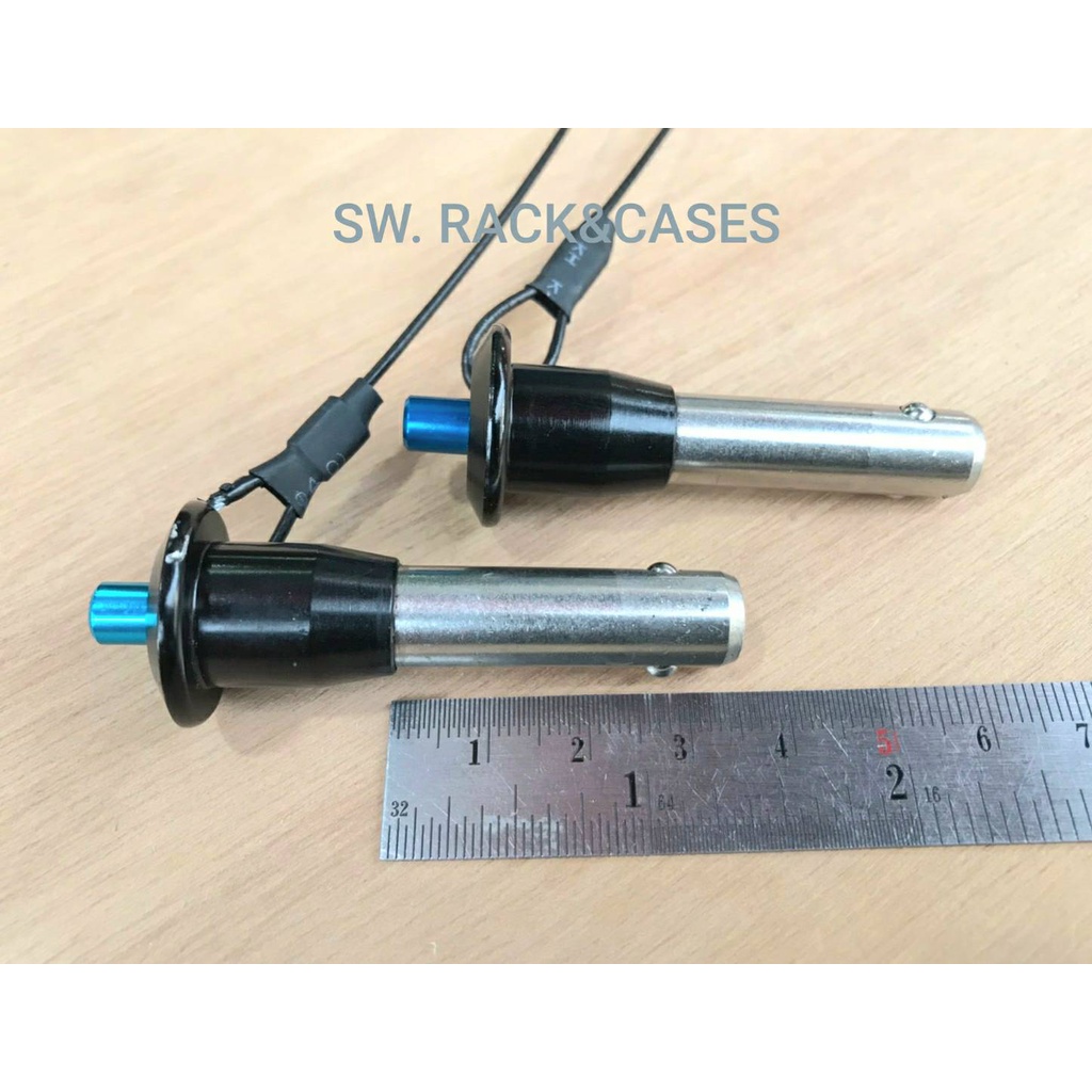 สลักล็อกตู้ลำโพงแขวน ขนาด 10x32mm (ราคาต่อแพ็คจำนวน 2 ตัว) สลักล็อกตู้แขวน 10×32mm วัสดุอลูมิเนียม+เหล็ก สินค้ามาตฐาน