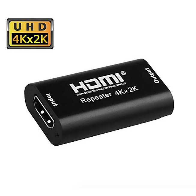 ลดราคา HDMI Repeater 4K UHD HDMI Female to Female HDMI Amplifier 40' HDMI Extender Up to 40 Meters Lossless Transmission #ค้นหาเพิ่มเติม สายเคเบิล SYNC Charger ชาร์จ อะแดปเตอร์ชาร์จข้อมูลปฏิบัติ Universal Adapter Coolระบายความร้อนซีพียู การ์ดเสียง