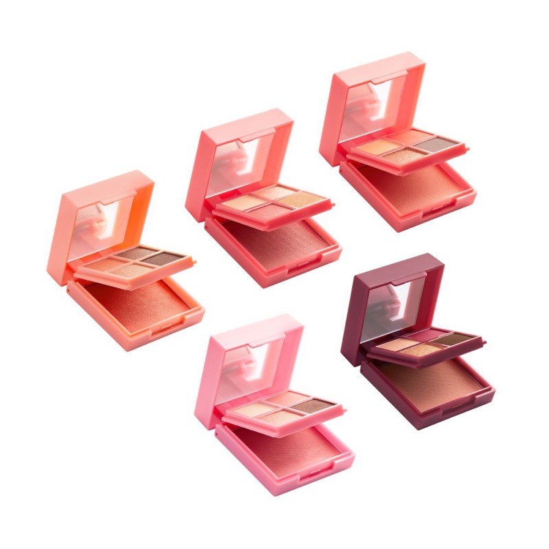 ของแท้ Cute Press Eye & Cheek Mini Palette คิวท์เพรส อายแชโดว์