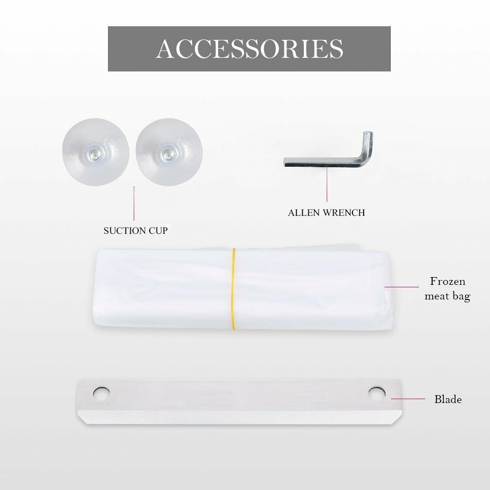 Stainless Meat Slicer เครื่องสไลด์เนื้อเนื้อสัตว์ ผักและยาจีนอเนกประสงค์ - รูปที่ 4