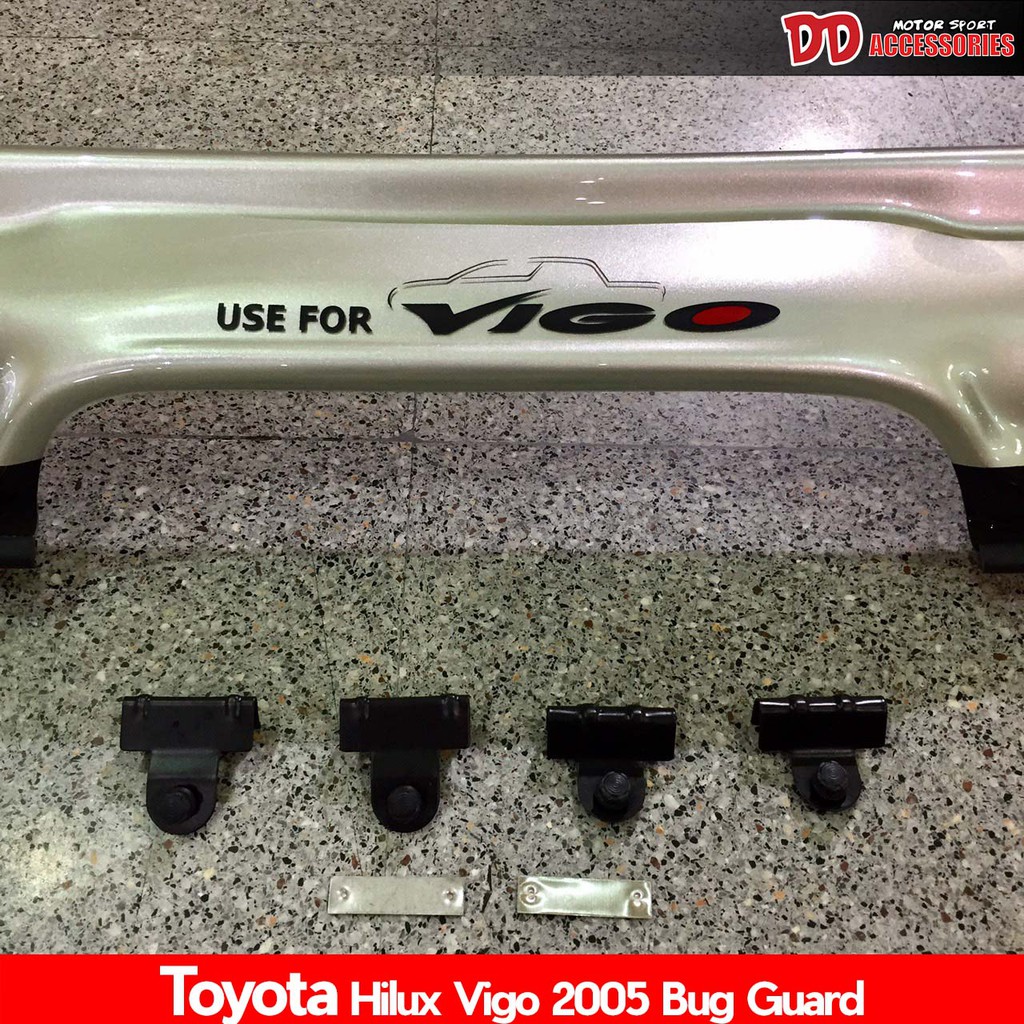 กันแมลง บังลมหน้า กันสาดหน้ารถ vigo 2005 2007 2009 2010 สีดำ สีบอน สีทอง เว้าจมูก ไม่เว่าจมูก ราคาพิเศษ - รูปที่ 4