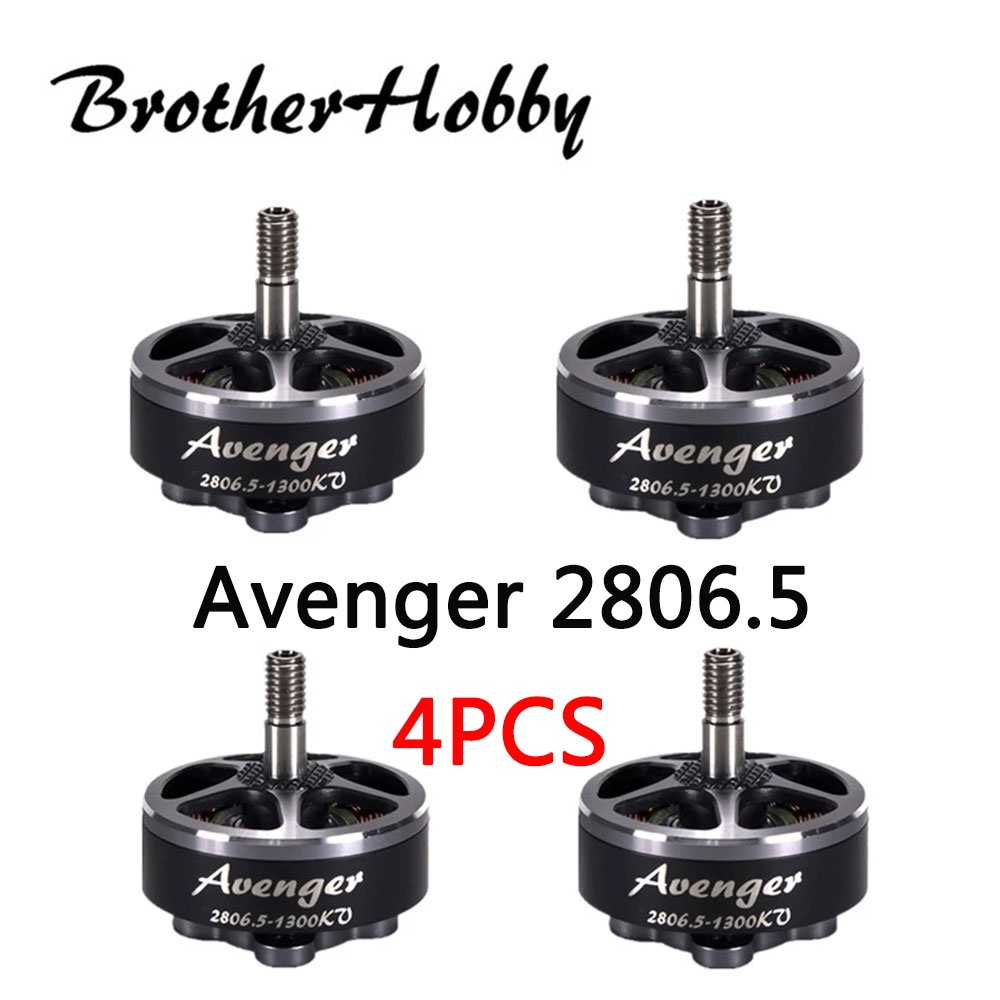4pcs BrotherHobby Avenger 2806.5 Motor1300/1700/1920KV 4-6S มอเตอร์แบบไม่มีแปรง FPV Racing RC Quadco