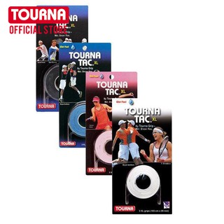 TOURNA TAC Badminton Overgrip กริปพันด้ามแบดมินตันและเทนนิส แบบหนึบ - 3 XL ชิ้น