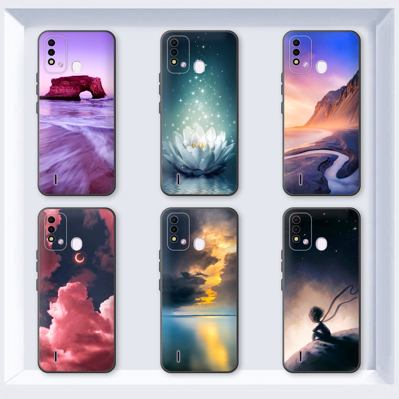 ITEL Vision 2S ITEL P37 P651L กรณี TPU ซิลิโคนนุ่มทาสีสําหรับ ITEL Vision 2S ITEL P37 P651L