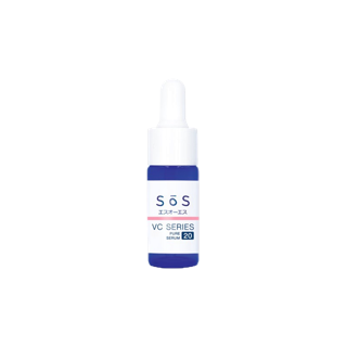 SOS VC SERIES 20 PURE SERUM 10 ml เซรั่มวิตามินซีเข้มข้นบริสุทธิ์ เพื่อผิวกระจ่างใสห่างไกลริ้วรอย จุดด่างดำ รวมถึงฝ้ากระ