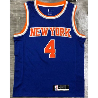 เสื้อกีฬาแขนกุด ลายทีม New York Nicks No.4 Rose NBA พลัสไซซ์